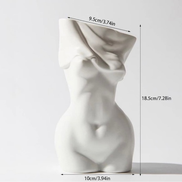 Body Art Flower Vase homedecoration Simple but not ordinary plain but not vulgar - Picture 3 of 5